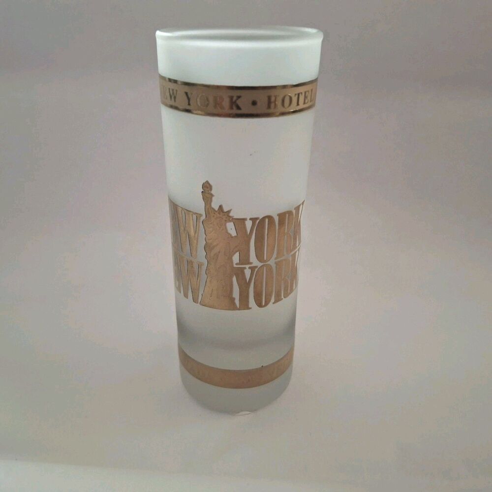 New York New York Hotel & Casino Tall Shooter Shot Glass Barware